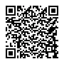 QR kód a telefonszámhoz +17749998367