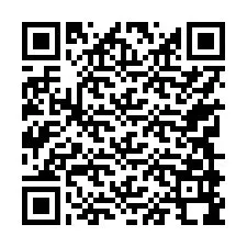 QR Code สำหรับหมายเลขโทรศัพท์ +17749998375