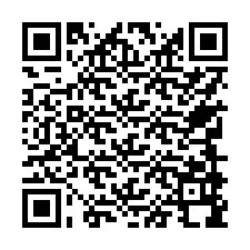 電話番号のQRコード +17749998383