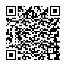 QR Code สำหรับหมายเลขโทรศัพท์ +17749998384