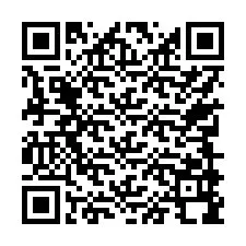 QR-code voor telefoonnummer +17749998389