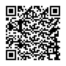 QR kód a telefonszámhoz +17749998391