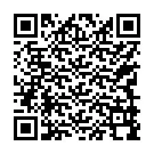 QR-Code für Telefonnummer +17749998421