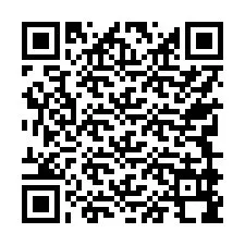 QR-Code für Telefonnummer +17749998424