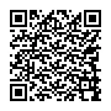 QR код за телефонен номер +17749998428