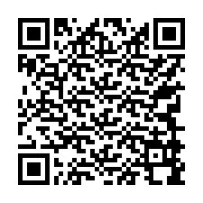 Codice QR per il numero di telefono +17749998430