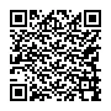 QR kód a telefonszámhoz +17749998435