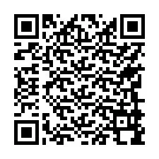 Kode QR untuk nomor Telepon +17749998452