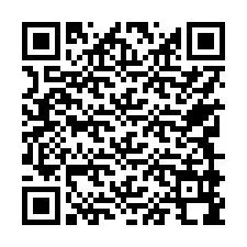 QR-code voor telefoonnummer +17749998463