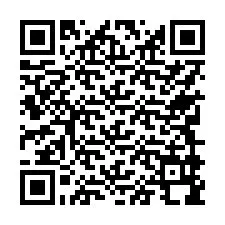 QR код за телефонен номер +17749998466