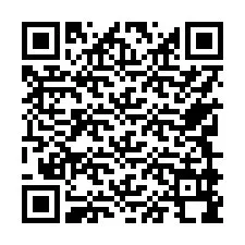 QR-code voor telefoonnummer +17749998467