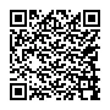 QR kód a telefonszámhoz +17749998469