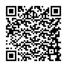 QR kód a telefonszámhoz +17749998476