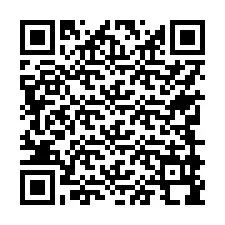 QR-код для номера телефона +17749998492