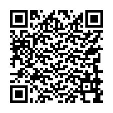 QR kód a telefonszámhoz +17749998514