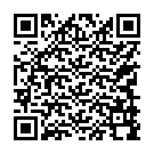 Codice QR per il numero di telefono +17749998531