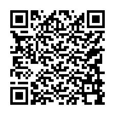 QR kód a telefonszámhoz +17749998571