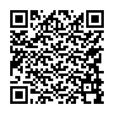 QR kód a telefonszámhoz +17749998572