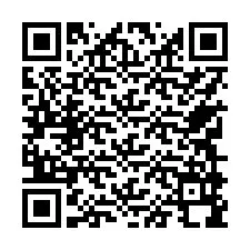 QR Code for Phone number +17749998677
