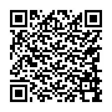 QR-koodi puhelinnumerolle +17749998782