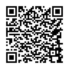 Kod QR dla numeru telefonu +17749998883