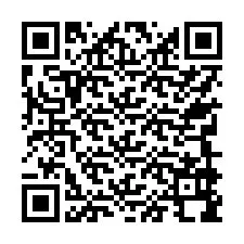 Código QR para número de teléfono +17749998904