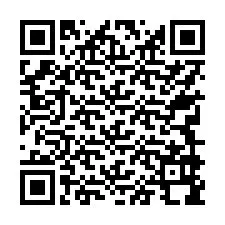 Código QR para número de telefone +17749998920