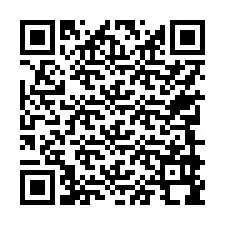 Codice QR per il numero di telefono +17749998949