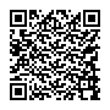 QR-koodi puhelinnumerolle +17749998970