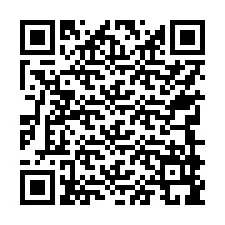 QR-код для номера телефона +17749999600