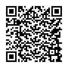 Codice QR per il numero di telefono +17749999869