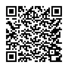 QR-koodi puhelinnumerolle +17752000376