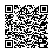QR kód a telefonszámhoz +17752000484