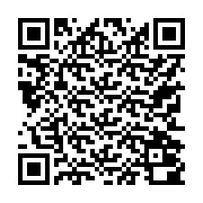 Código QR para número de teléfono +17752000725