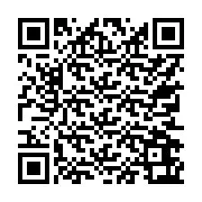 QR kód a telefonszámhoz +17752663388