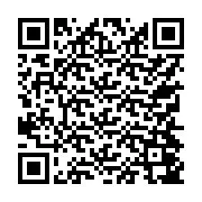 QR-code voor telefoonnummer +17754047274