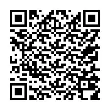 QR kód a telefonszámhoz +17755018119