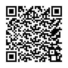 Kode QR untuk nomor Telepon +17755260437