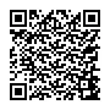 QR-код для номера телефона +17756443158