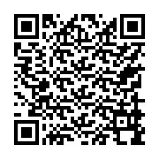 Código QR para número de telefone +17759998455