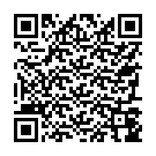 QR-код для номера телефона +17797046014