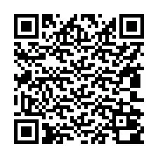 QR kód a telefonszámhoz +17802000000