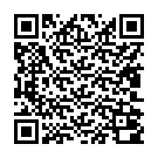 Codice QR per il numero di telefono +17802000012