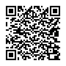 Código QR para número de teléfono +17802000025