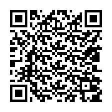 Código QR para número de teléfono +17802005449