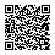 Código QR para número de teléfono +17802005485