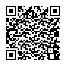 Código QR para número de telefone +17814040854