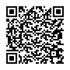 Código QR para número de telefone +17853674384