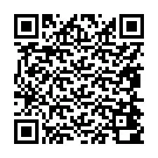 Codice QR per il numero di telefono +17854400122