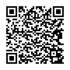 QR-koodi puhelinnumerolle +17862043422